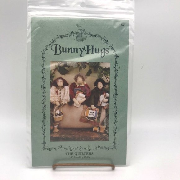 UNUSED Vintage Doll Sewing Patterns, 2001 The Quilters 16in Standing Dolls - Picture 1 of 2